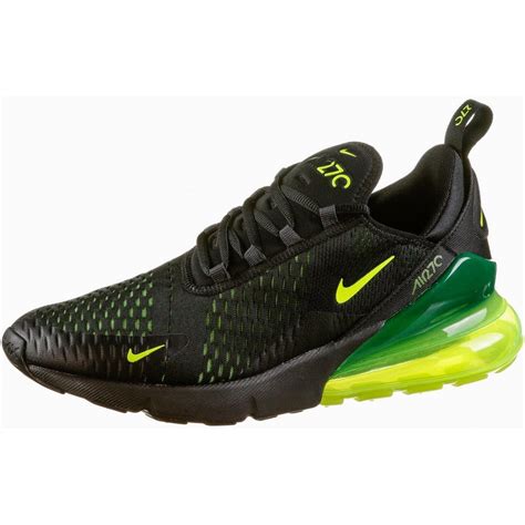 neue nike schuhe schwarz mit neon sohle